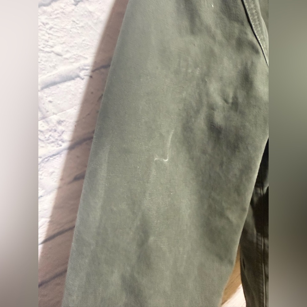 Men’s Vintage Croft & Barrow Shacket, Olive Green, Size Large - Picture 9 of 14